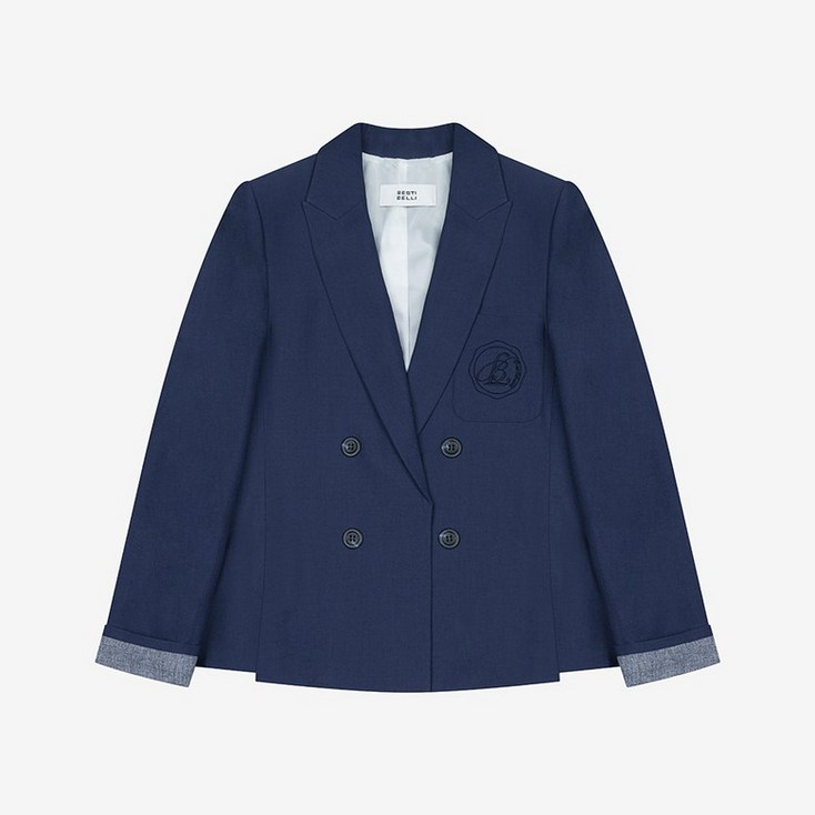 베스띠벨리 여성용 셋업 더블 버튼 자켓 BKJAC1109