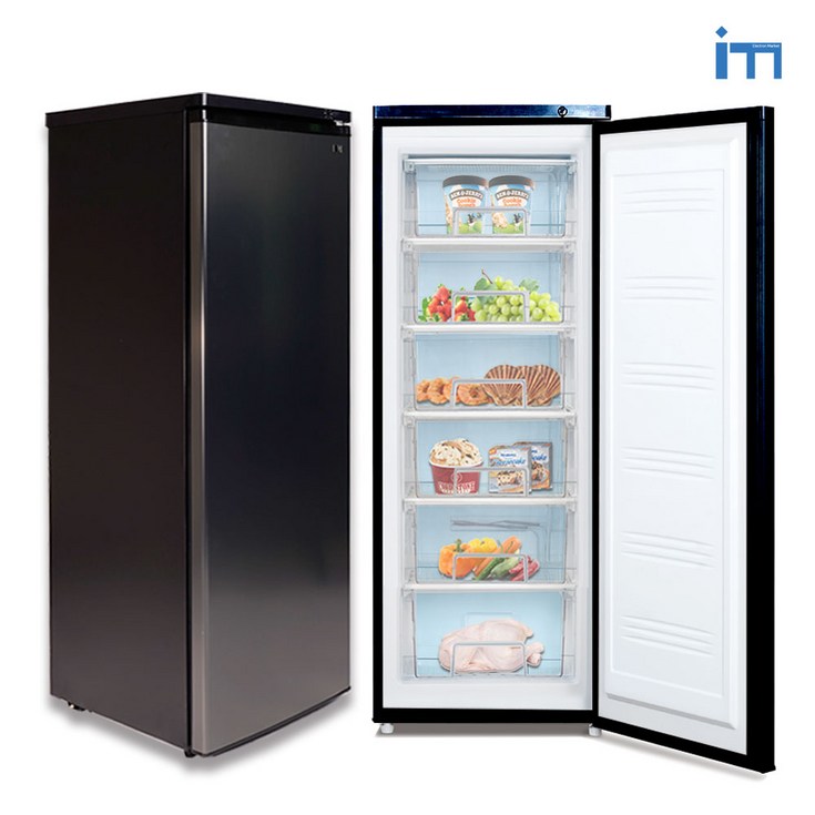 아이엠 서랍형냉동고 모음전 수납형냉동고 스탠드형 냉동고, BD-168L (6단) 블랙