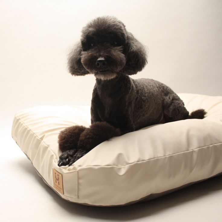 개모찌 항균 방수 강아지 고양이 방석, 크림