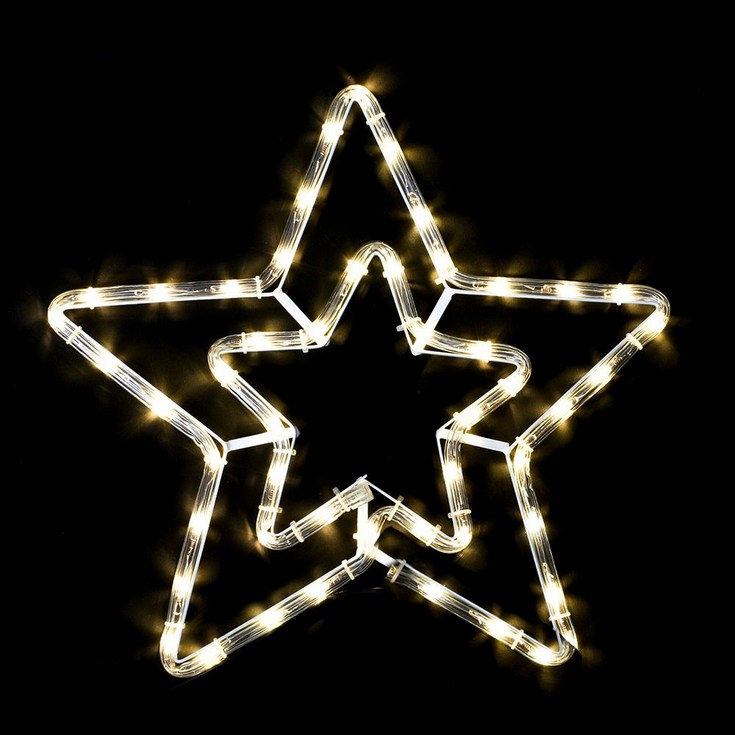 논네온 별 40cm(웜색)/크리스마스장식 별장식 전구
