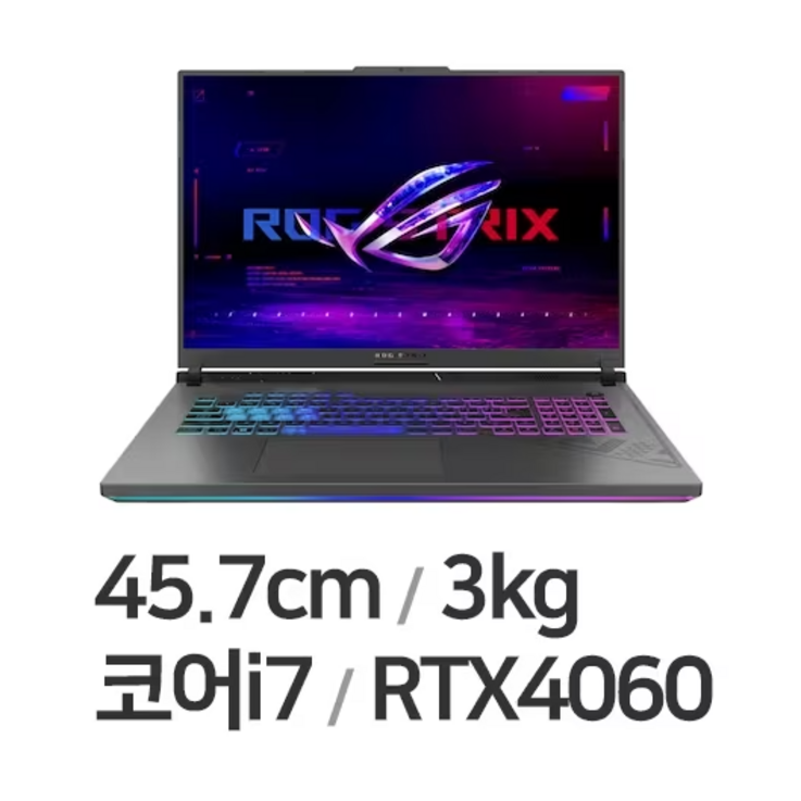 대여 게이밍 노트북렌탈 RTX4060 최신형 17인치 고사양게임 임대 렌트 단기 장기