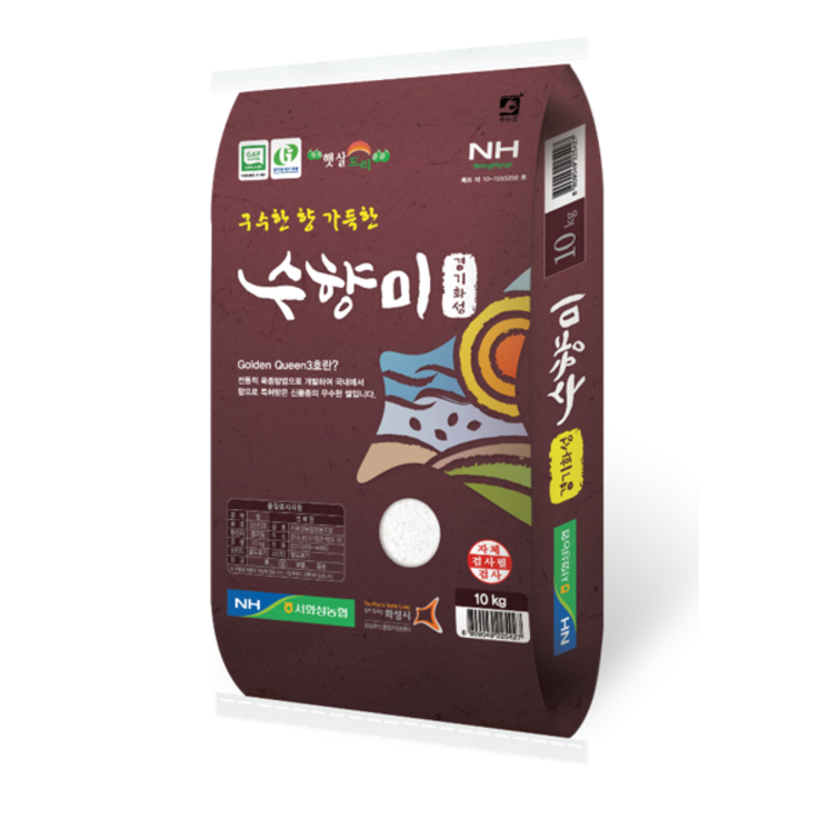 서화성농협 수향미 골든퀸3호 10kg 1포