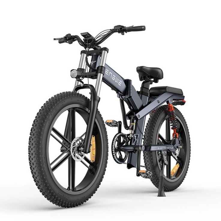 자토바이 전기 전동 자전거 팻 펫 바이크 배달 접이식 리튬 배터리 전기 자전거, 26 인치, 1000W, 48V, 19A, 02 Black, 한개옵션1 - 쇼핑앤샵