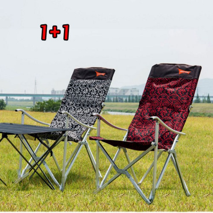 트윈스몰 11 FRM 경량 릴렉스체어 접이식 캠핑 롱의자 등산 낚시 캠핑 편안한 의자, 패턴블랙패턴와인
