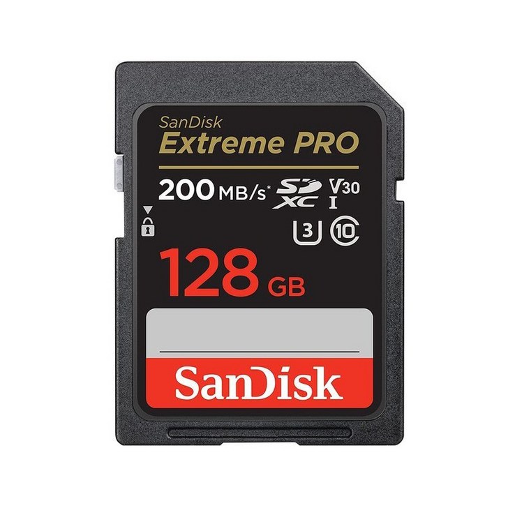 샌디스크 익스트림 프로 SD메모리카드 128GB U3 4K V30 C10 200MBs  무료배송