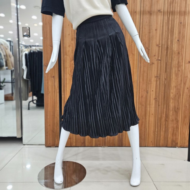 GCUT지컷 여성용 펄 플리츠 밴딩 스커트 7253135102 GCUT지컷 여성용 펄 플리츠 밴딩 스커트 7253135102