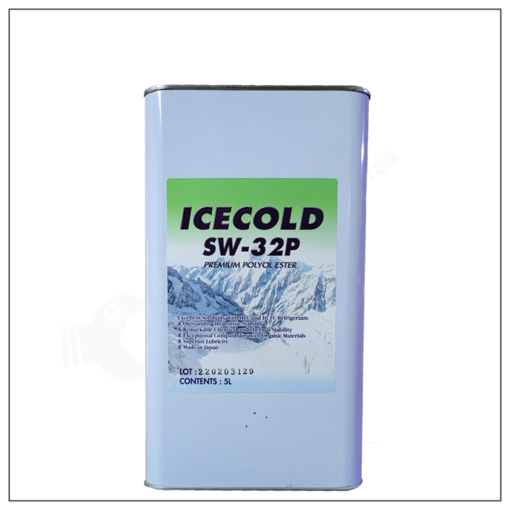 아이스콜드 ICECOLD 냉동유 SW22P SW32P SW68P POE오일 5L, 1개 아이스콜드 ICECOLD 냉동유 SW22P SW32P SW68P POE오일 5L, 1개