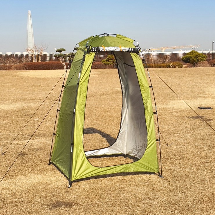 KFP 양문형 폴대 아웃도어 낚시텐트/샤워용/야외탈의실/1인용 텐트