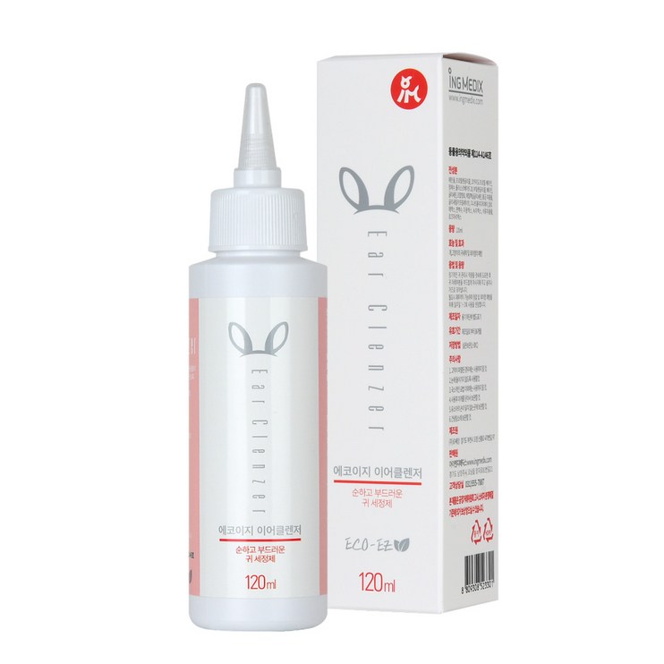 에코이지 반려동물 이어클렌저, 120ml, 1개