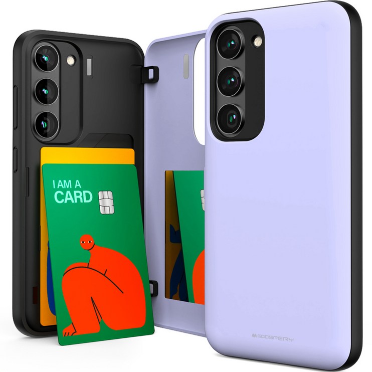 구스페리 파스텔 카드 미러 도어 범퍼 휴대폰 케이스 20230516