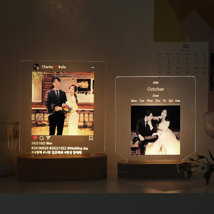 LED 주문제작 사진 드로잉 아크릴 무드등집들이 기념일 커플 친구 어린이집 선물, 대형어댑터 LED 주문제작 사진 드로잉 아크릴 무드등집들이 기념일 커플 친구 어린이집 선물, 대형어댑터