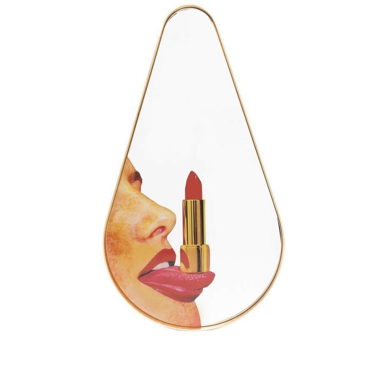 셀레티 토일렛페이퍼 TP 립스틱 페어 텅 포토 벽걸이 화사 인테리어 미러 거울