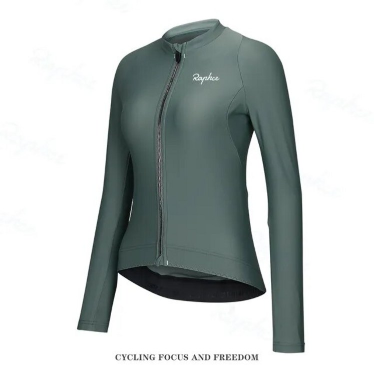 라파 Rapha 여성용 로드 사이클링 흰색 긴 소매 MTB 통기성 햇빛 차단