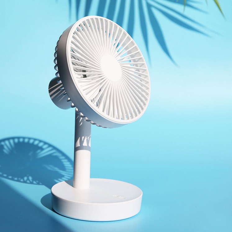 LIV 탁상용 선풍기 회전 무선 미니 저소음 써큘레이터 사무실 캠핑 소형 휴대 USB, 화이트 LIV 탁상용 선풍기 회전 무선 미니 저소음 써큘레이터 사무실 캠핑 소형 휴대 USB, 화이트