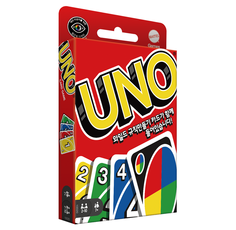 UNO 카드 순발력 게임, 혼합색상, 1개 UNO 카드 순발력 게임, 혼합색상, 1개