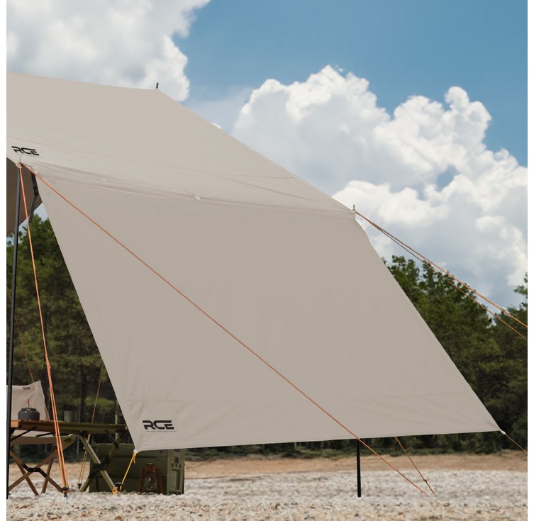 로티캠프 블랙코팅 렉타 타프 사이드월