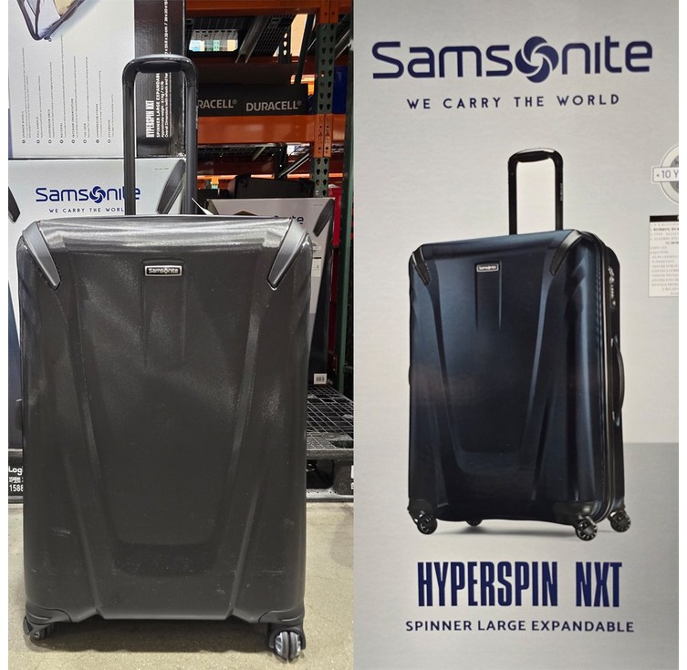 코스트코 쌤소나이트 하이퍼스핀 캐리어 블랙블루 화물용 29인치 73cmTSA확장