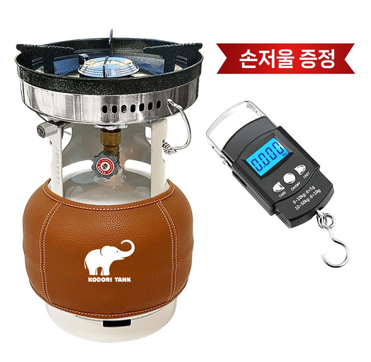 고화력 해바라기버너 코돌이탱크 LPG 3kg 고화력 버너세트, 3kg가스통바람막이일체형버너55브라운워머손저울, 1세트