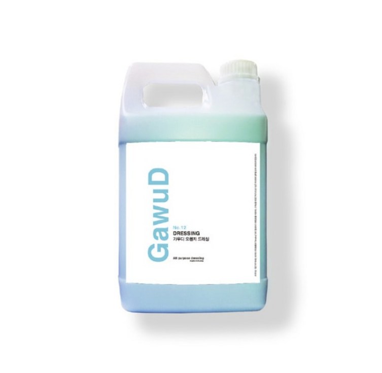 GawuD 가우디 오렌지 드레싱 갤런 3.78L 디테일링 가죽보호 타이어 휠 광택 코팅제