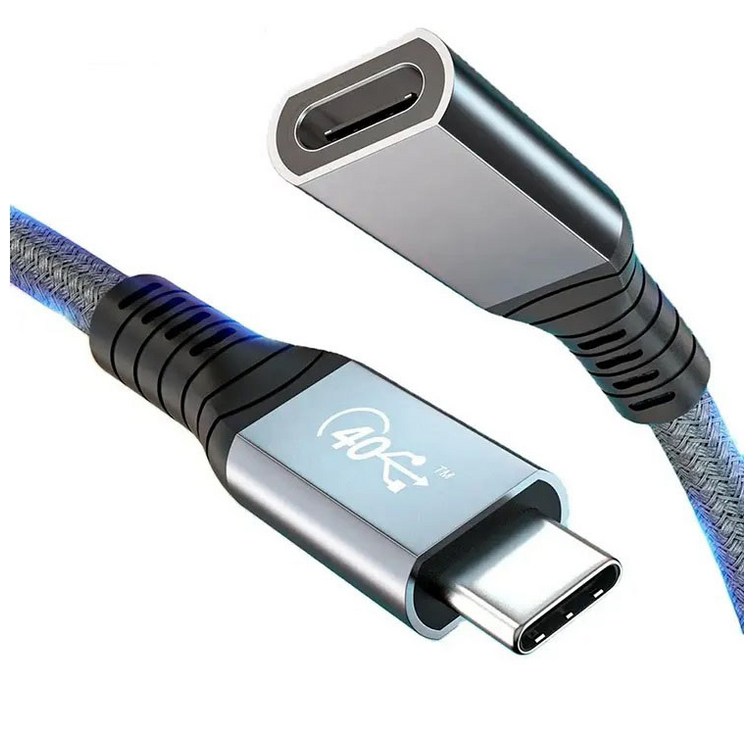 USB4 C to C 연장 케이블 8K UHD, 40GB, 100W, 1개, 0.5M USB4 C to C 연장 케이블 8K UHD, 40GB, 100W, 1개, 0.5M