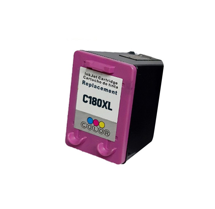 재생잉크 INKC180XL 컬러 대용량, 재생 C180XL 컬러3색 단일색상컬러, 1개