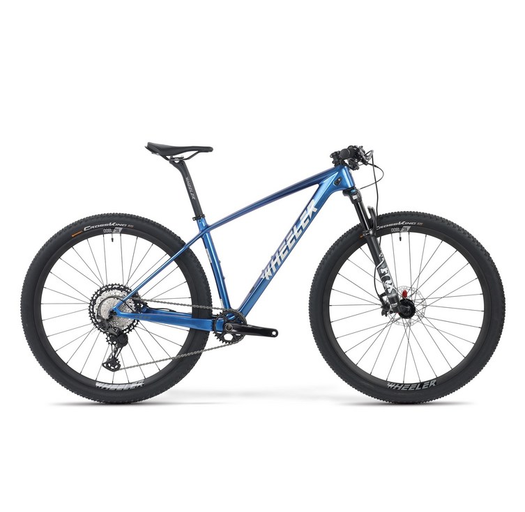 WHEELER 휠러 2025년 호크800A 29 XT 12단 폭스샥 카본MTB 자전거 블루 미조립, 블루, 1개 WHEELER 휠러 2025년 호크800A 29 XT 12단 폭스샥 카본MTB 자전거 블루 미조립, 블루, 1개