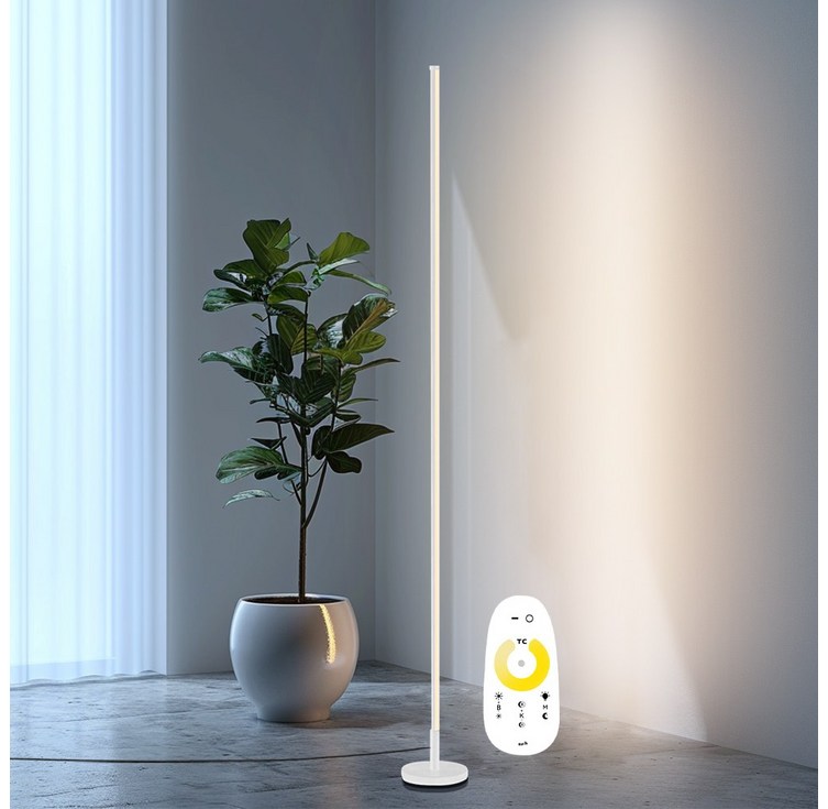 LED 북유럽 플로어 장스탠드 조명 거실등, 화이트