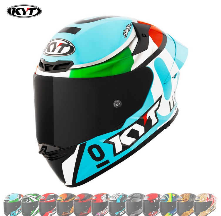 KYT TT레보 풀페이스 데칼 오토바이 스쿠터 바이크 KC인증 헬멧