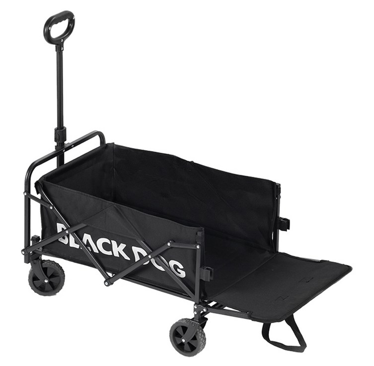 BLACKDOG 후방 확장형 접이식 캠핑 웨건