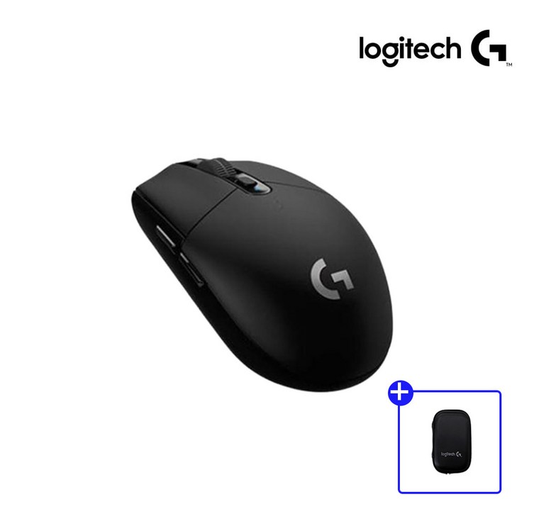 로지텍 G304 LIGHTSPEED 무선 마우스 파우치, 블랙블랙파우치 로지텍 G304 LIGHTSPEED 무선 마우스 파우치, 블랙블랙파우치