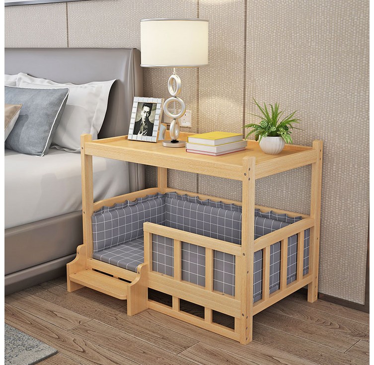 [당일발송]5H펫 DIY 원목 테이블 강아지침대 계단형 침대