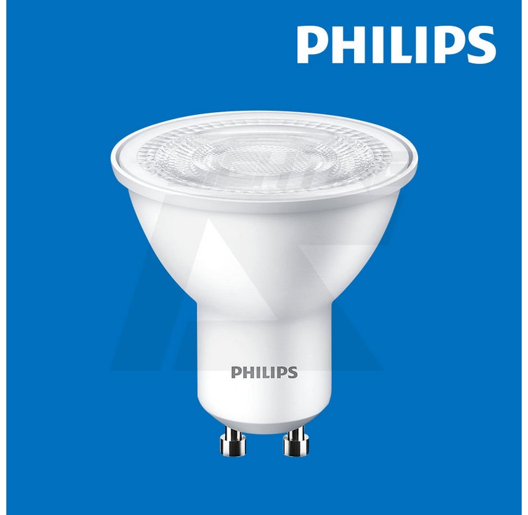 필립스 LED GU10 4.5W 220V 이케아 전구 호환, 주광색, 1개