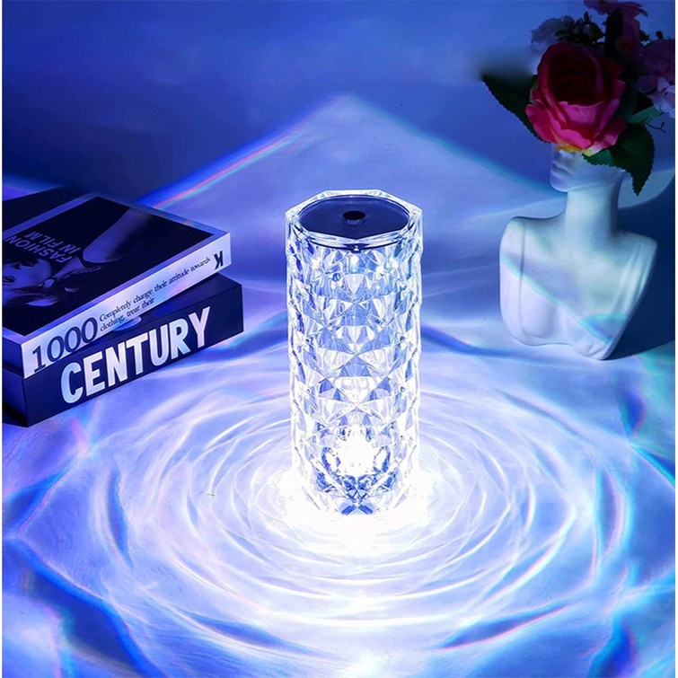 레나에너지 로즈 크리스탈 LED 인테리어 조명 무드등, 단일색상 레나에너지 로즈 크리스탈 LED 인테리어 조명 무드등, 단일색상