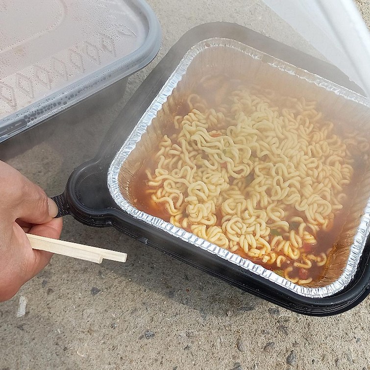 캠핑 낚시 등산 간편하게 APL 다회용 발열용기 3개세트, 단일색상, 3개